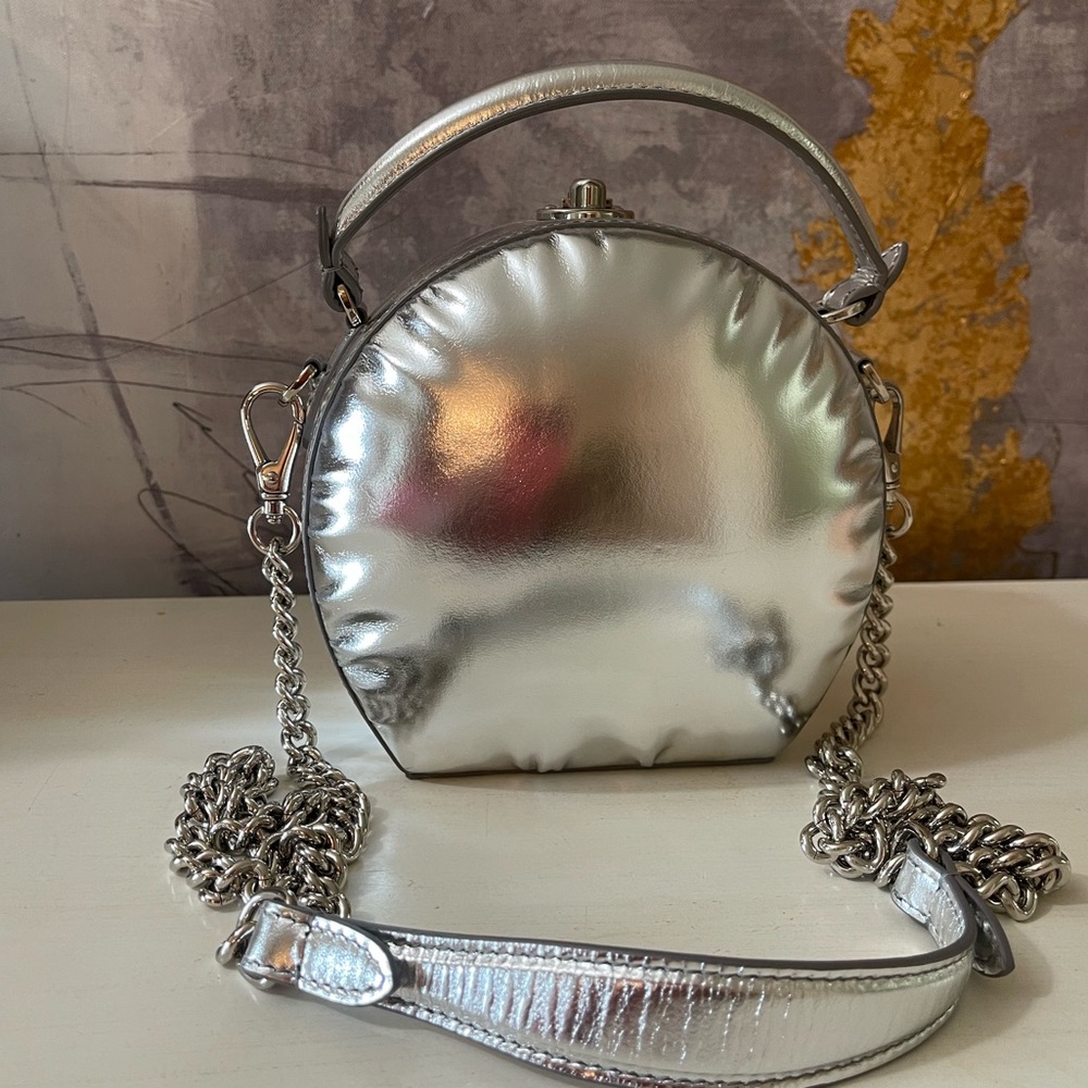 Area X Bertoni 1949 vintage silver handbag